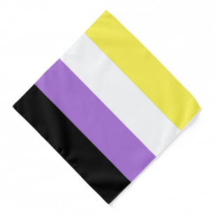 Nonbinary Pride Flag Bandana