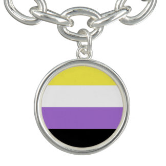 Nonbinary Pride Flag Bracelet