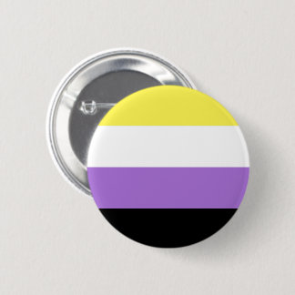 Nonbinary Pride Flag Button