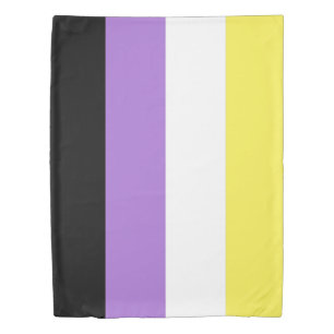 Nonbinary Pride Flag Duvet Cover