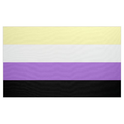 Nonbinary Pride Flag Fabric