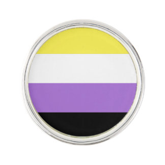 Nonbinary Pride Flag Lapel Pin