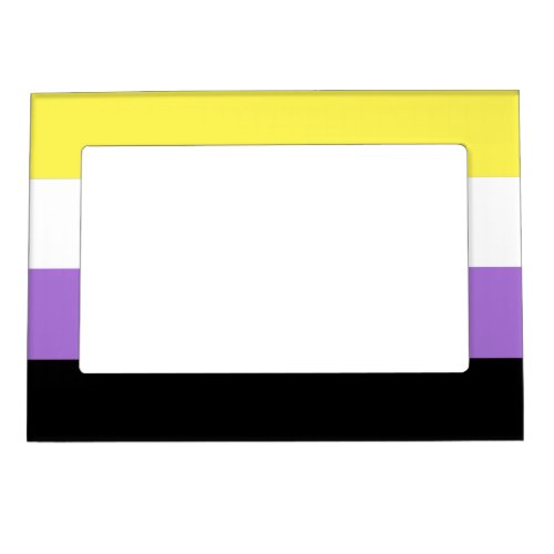 Nonbinary Pride Flag Magnetic Frame