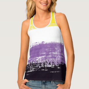 Nonbinary Pride Flag Painted Tank Top