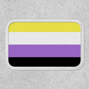 Nonbinary Pride Flag Patch