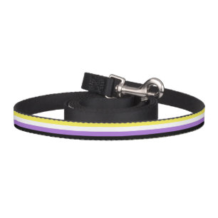 Nonbinary Pride Flag Pet Leash