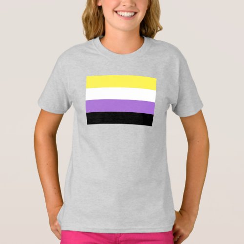 Nonbinary Pride Flag T_Shirt