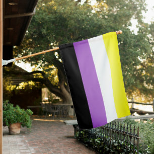 Nonbinary Pride House Flag