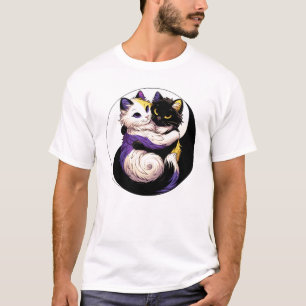 Nonbinary Pride LGBT Flag LGBTQ Transgender Yin T-Shirt