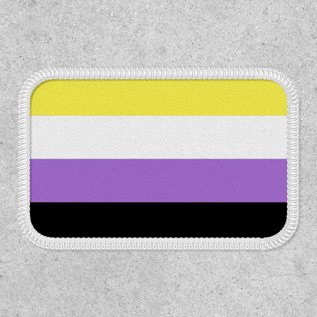 Nonbinary Pride Patch (Front)