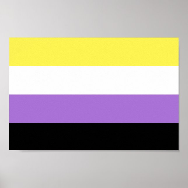 Nonbinary Pride Poster (Front)