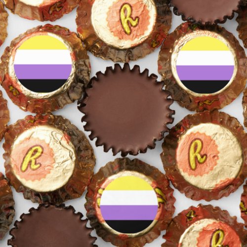 Nonbinary Pride Reeses Peanut Butter Cups