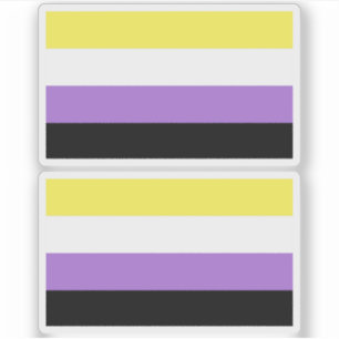 Nonbinary Pride Sticker