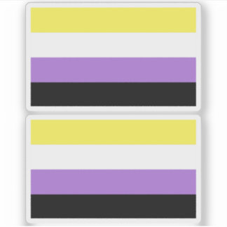 Nonbinary Pride Sticker
