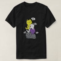Nonbinary They Their Them Meow Cute Non Binary Fla