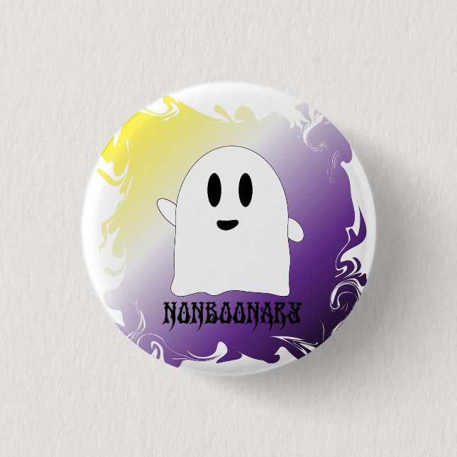 Nonboonary nonbinary button (Front)