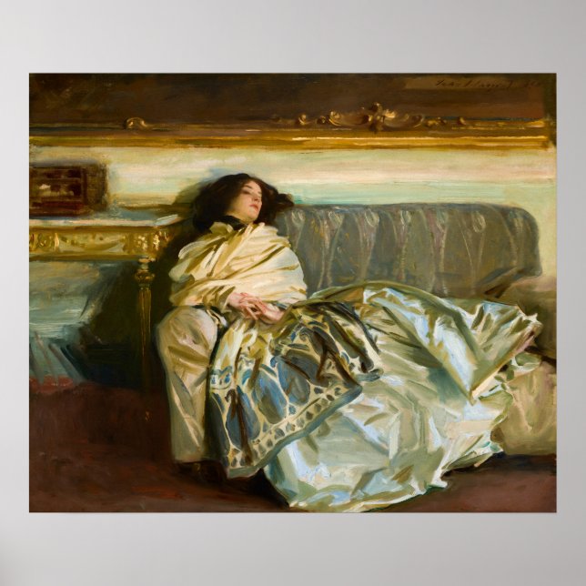 Nonchaloir. Repose, 1911 by John Singer Sargent Poster (Front)