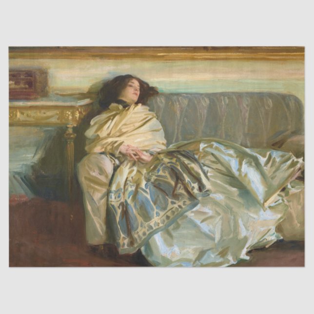 Nonchaloir, Repose by John Singer Sargent Tissue Paper (Front)