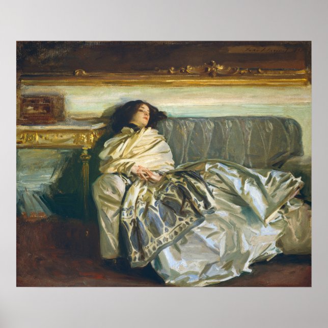 Nonchaloir (Repose) - John Sargent Fine Art Poster (Front)