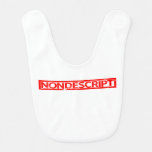 Nondescript Stamp Baby Bib