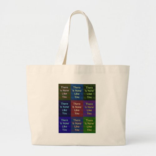 None Like You Large Tote Bag