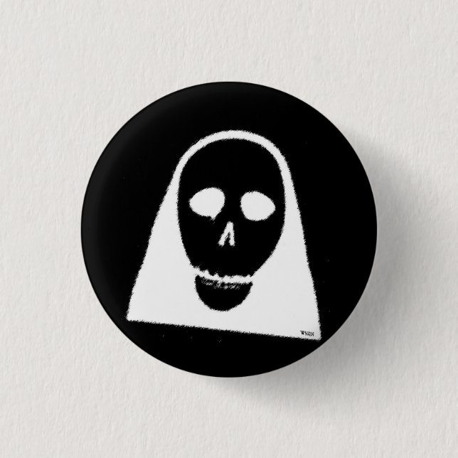 None Skull Button (Front)
