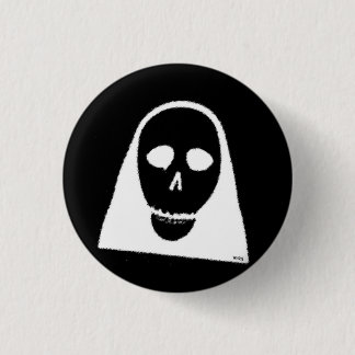 None Skull Button