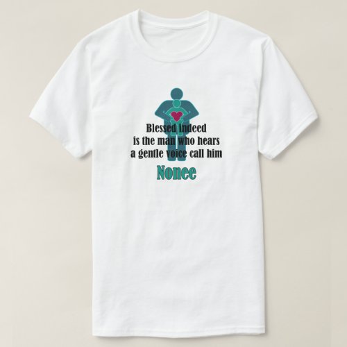 Nonee Blessed Indeed Fathers Day T_Shirt