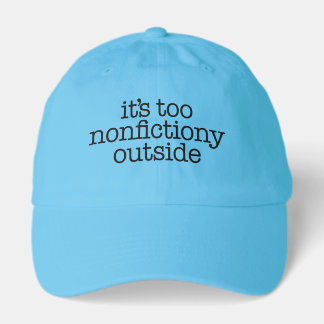 Nonfictiony Outside Book Lover Hat