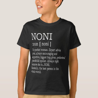 Noni Definition Grandma Mother Day Gifts Women T-Shirt