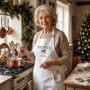 Nonna Apron - Custom Name Personalized Kitchen