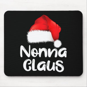 Nonna Claus Christmas Family Matching Santa Hat Pa Mouse Pad