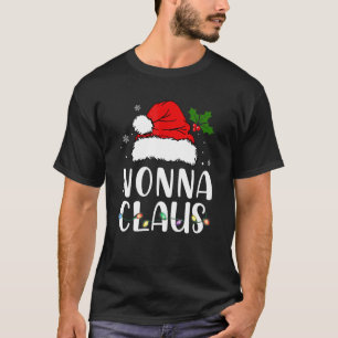 Nonna Claus Christmas Pajama Family Matching Xmas  T-Shirt