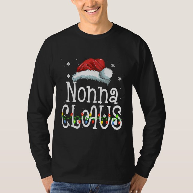 Nonna Claus Shirt Christmas Pajama Family (Front)