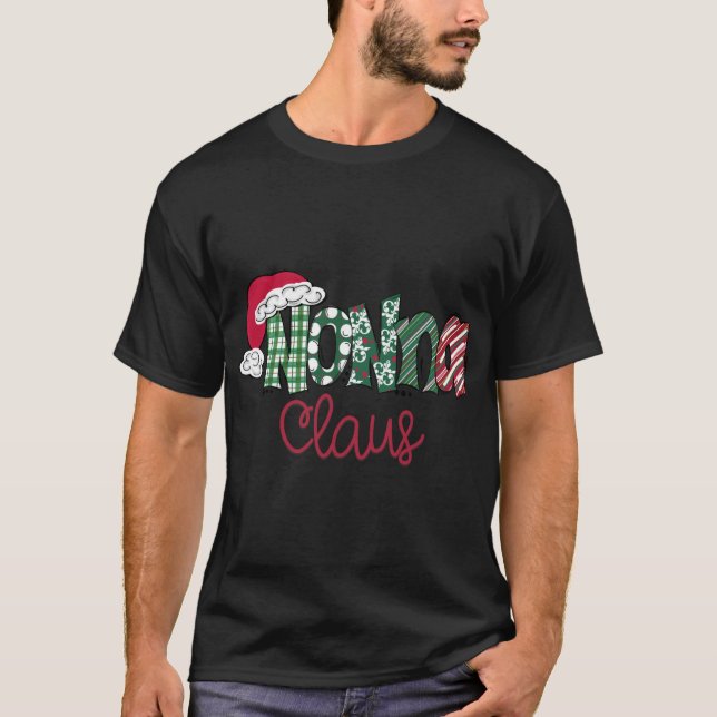 Nonna Clause Cute Art - Christmas T-Shirt (Front)
