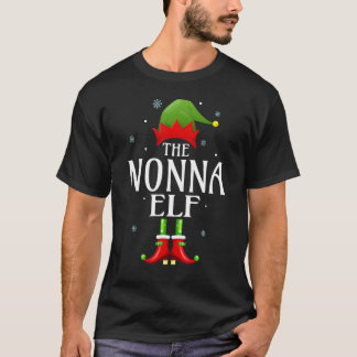 Nonna Elf Xmas Matching Family Group Christmas Par T-Shirt