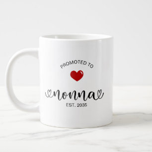 Nonna Established New Grandmother Gift Giant Coffee Mug