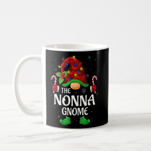 Nonna Gnome Buffalo Red Plaid Matching Family Chri Coffee Mug