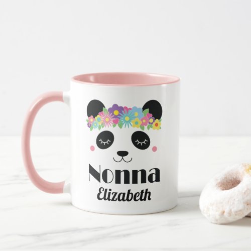 Nonna Grandma Panda Personalized Mug