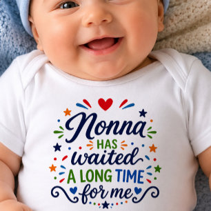 Nonna Has Waited Long Time Baby Bodysuit