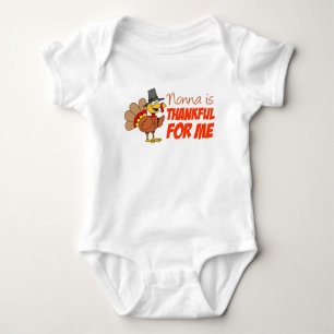 Nonna Is Thankful For Me Baby Bodysuit