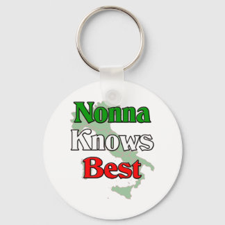 Nonna (Italian Grandmother)m Knows Best Keychain