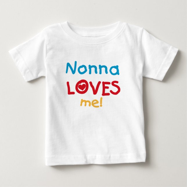 Nonna Loves Me T-shirts and Gifts (Front)