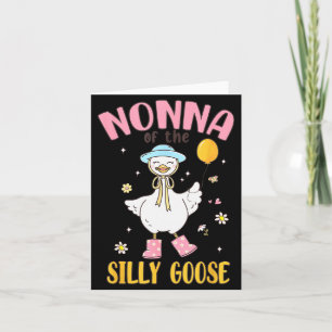 Nonna Of The Silly Goose First Birthday Family Mat Card