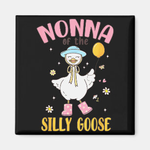 Nonna Of The Silly Goose First Birthday Family Mat Magnet
