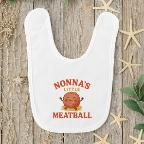 Nonna’s Little Meatball | Cute Italian American Baby Bib