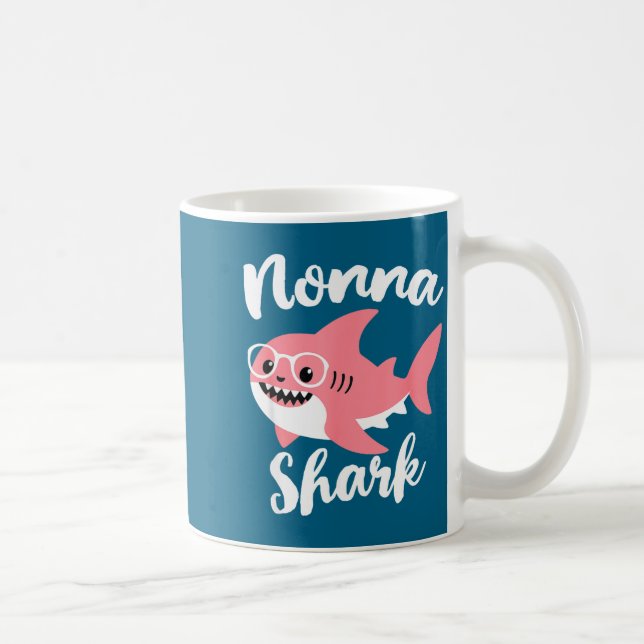 Nonna Shark Mother's Day Grandma Funny  Coffee Mug (Right)