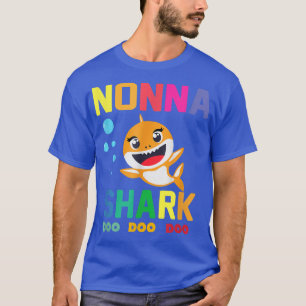 Nonna Shark  Nonna Shark Lover Family Mothers Day5 T-Shirt