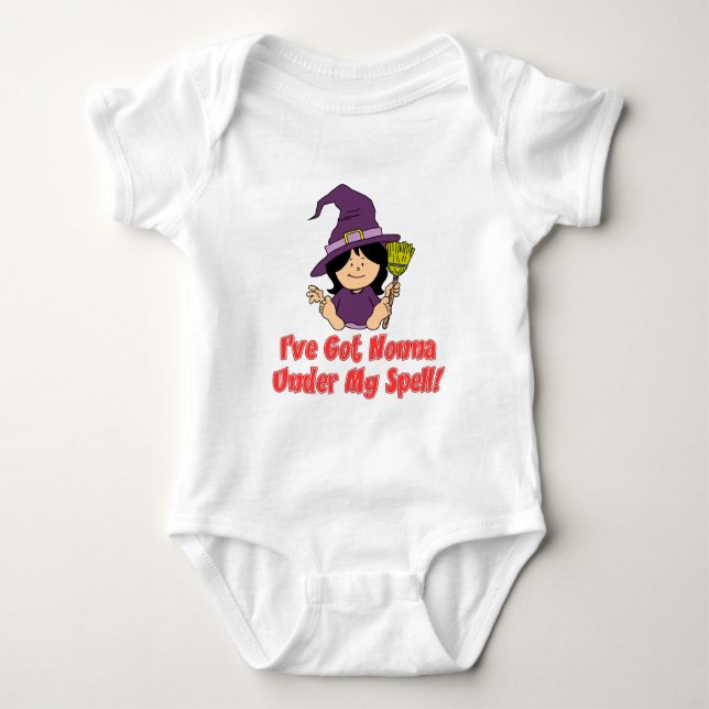Nonna Under My Spell Baby Bodysuit (Front)