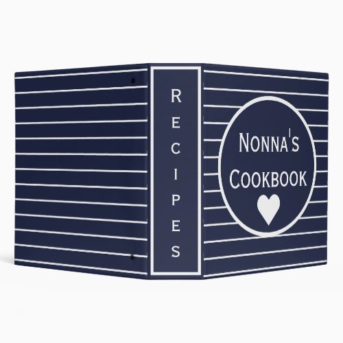 Nonnas Cookbook Recipe Binder